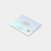 ビーチバムタイポグラフィ – アンブレラオントロピカルビーチ ポストイット (アングル)