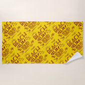 ビーチバムパパ ビーチタオル (正面)