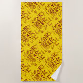 ビーチバムパパ ビーチタオル (正面)