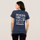 ビーチバムビーチサマー トライブレンドTシャツ (裏面全面)