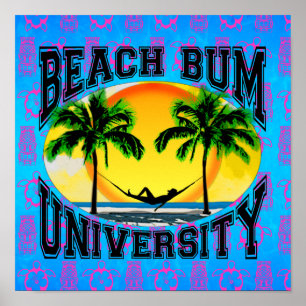ビーチバム大学 ポスター