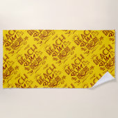 ビーチバム母/母 ビーチタオル (正面)