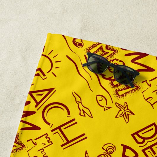 ビーチバム母/母 ビーチタオル (インサイチュ)