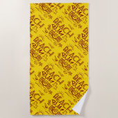 ビーチバム母/母 ビーチタオル (正面)