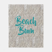 ビーチバム水オンビーチ砂フリースブランケット フリースブランケット (正面)