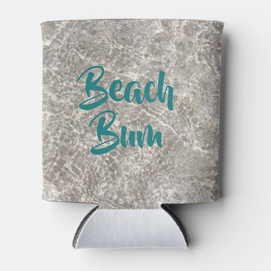ビーチバム水ビーチ砂おもしろい夏 缶クーラー (正面)