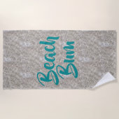 ビーチバム海水ビーチ砂ビーチタオル ビーチタオル (正面)