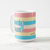 ビーチバム15オンス。マグ コーヒーマグカップ (正面左)