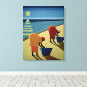 ビーチバム1997 キャンバスプリント (インサイチュ (ウッドフロア))