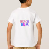 ビーチバム。キッズ Tシャツ (裏面)