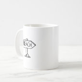 ビーチバム コーヒーマグカップ (正面左)