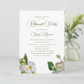 ビーチバラ退職パーティの招待状 招待状 (スタンド正面)