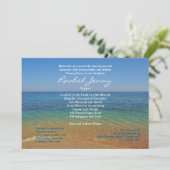 ビーチバルミツワー結婚式招待状 招待状 (スタンド正面)