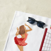 ビーチバレーのビーチタオル ビーチタオル (インサイチュ)