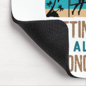 ビーチバレーボールが砂を降り懸ける場所 マウスパッド (コーナー)