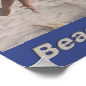 ビーチバレーボールパワーサーブ ポスター (角)