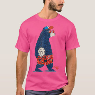ビーチバレーボールベアハワイアンショート Tシャツ