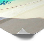 ビーチバレーボールポスター002モチベーション ポスター (角)