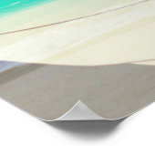 ビーチバレーボールポスター007モチベーション ポスター (角)