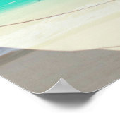 ビーチバレーボールポスター017モチベーション ポスター (角)