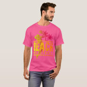 ビーチバレーボール選手 Tシャツ (正面フル)