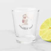 ビーチバレーボール ショットグラス (裏面)