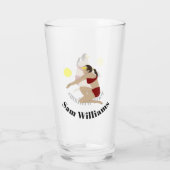 ビーチバレーボール タンブラーグラス (裏面)