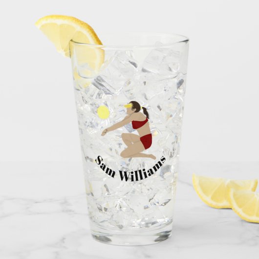 ビーチバレーボール タンブラーグラス (アイス正面)