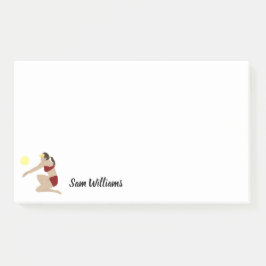 ビーチバレーボール ポストイット