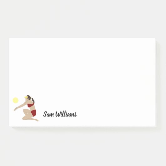 ビーチバレーボール ポストイット (正面)