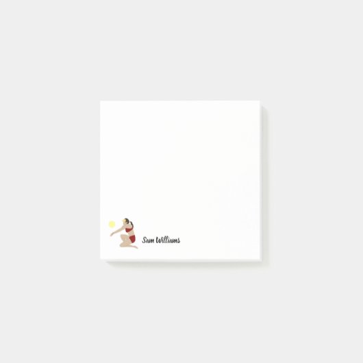 ビーチバレーボール ポストイット (正面)