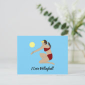 ビーチバレーボール ポストカード (スタンド正面)