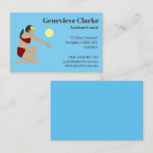 ビーチバレーボール 名刺 (正面/裏面)