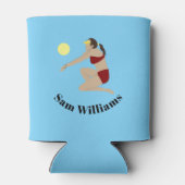 ビーチバレーボール 缶クーラー (裏面)