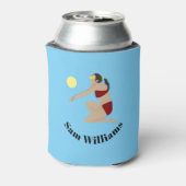 ビーチバレーボール 缶クーラー (缶裏面)