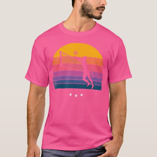 ビーチバレーボール Tシャツ (正面)