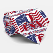 ビーチバレーボールUSA ネクタイ (ロール)