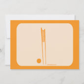 ビーチバレー招待状 招待状 (裏面)