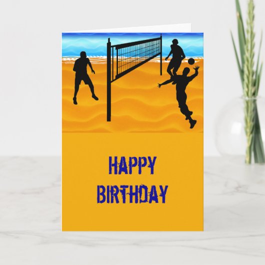 ビーチバレー カード (正面)