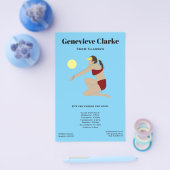 ビーチバレー チラシ (シングル)