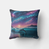 ビーチバンガロー1&海ドルフィンピロー クッション (裏面)