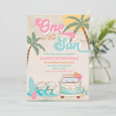 ビーチバンサーフバースデー招待状 招待状 (スタンド正面)