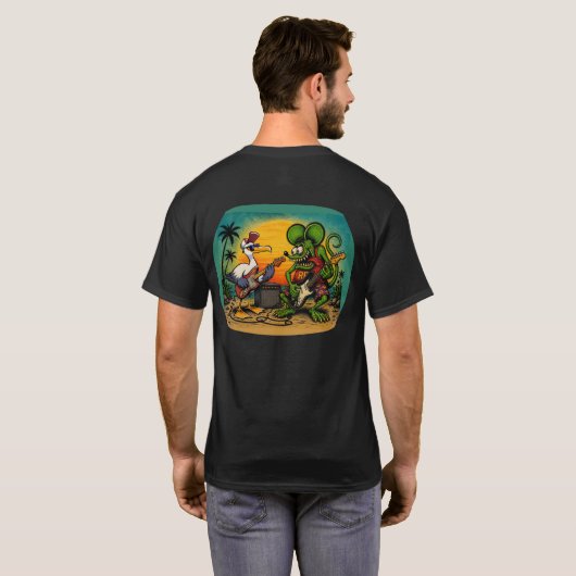 ビーチバンド Tシャツ (裏面フル)