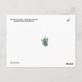 ビーチバーアットサンセットポストカード ポストカード (裏面)