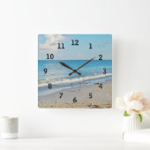 ビーチバーズウォール時計 スクエア壁時計 (ホーム)