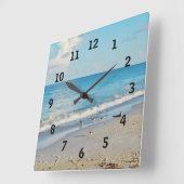 ビーチバーズウォール時計 スクエア壁時計 (傾斜)
