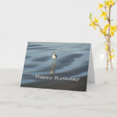 ビーチバードハッピーバースデー1 カード (黄色い花)