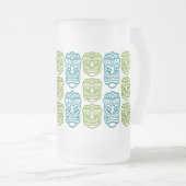 ビーチバーパーティーレトロティキ フロストグラスビールジョッキ (正面右)