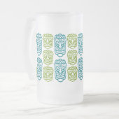 ビーチバーパーティーレトロティキ フロストグラスビールジョッキ (正面左)