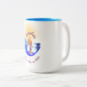 「ビーチバーベサーファー」 ツートーンマグカップ (正面右)